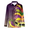 pvucpot Women's 1970s Disco Costume Blouse view 4