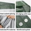 Waterproof Green Tarp, 120 x 240 cm, UV-Stabilized, Reinforced Corners view 2