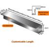 120 cm Stainless Steel Waterfall Fountain Spillway for Pools, Gardens, Patios, and Indoor or Outdoor Use, Silver Finish view 2
