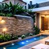 120 cm Stainless Steel Waterfall Fountain Spillway for Pools, Gardens, Patios, and Indoor or Outdoor Use, Silver Finish view 3