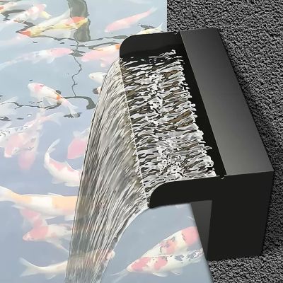 Stainless Steel Waterfall Fountain Set for Indoor and Outdoor Use