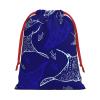 Manta Ray and Fish Print Reusable Drawstring Gift Bag view 2