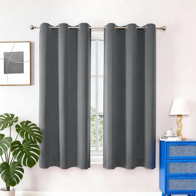 LIHUANE Thermal Blackout Curtain, 170 x 230 cm, Gray