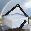 Transparent PVC Tarp with Eyelets, 490 x 600 cm view 1