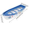 NUOBESTY Large Wooden Boat Model, Christmas Party Nautical Table Decor view 2