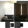 LIHUANE Thermal Blackout Curtain, Cold Protection, 220 x 130 cm, Dark Blue, Easy 1-Minute No-Drill Installation for Doors, Bathrooms and Toilets view 4
