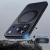 Alkaya 360-Degree Case for iPhone 17 Pro Max with Integrated Rotating Stand, MagSafe Compatible, Ultra-Light, Non-Slip & Rugged Protection – Black view 3