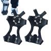 1 Pair 10-Tooth Anti-Slip Ice Spikes for Shoes and Boots view 1