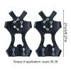 1 Pair 10-Tooth Anti-Slip Ice Spikes for Shoes and Boots view 2