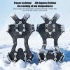 1 Pair 10-Tooth Anti-Slip Ice Spikes for Shoes and Boots view 3