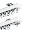 Ceiling-Mount Curtain Track 0.5–12 m, Heavy-Duty Wall-Mount Rail for RVs, Shower Corners, Bay Windows & Room Dividers (2.6 m) view 1