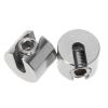 Healeved 2-Piece 316 Stainless Steel Wire Rope Clamp, Corrosion-Resistant M4 Fastening Clamp view 1