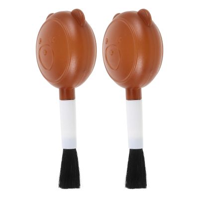 NOLITOY 2-Piece Portable Plastic Air Blowers with Cleaning Brush for Gentle Cleaning of Camera Lenses and Sensitive Surfaces