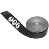 FUNOMOCYA Tennis Racket Head Protection Tape, 5 m, Black Polyester PU, Scratch-Resistant Frame Protector for Competition and Training view 1