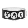 FUNOMOCYA Tennis Racket Head Protection Tape, 5 m, Black Polyester PU, Scratch-Resistant Frame Protector for Competition and Training view 2