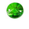 GemStone Sew-On Rhinestones, Round Crystals, Emerald Green, 16 mm, 32 Pieces view 1