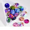 GemStone Sew-On Rhinestones, Round Crystals, Emerald Green, 16 mm, 32 Pieces view 2