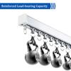 Ceiling-Mount Curtain Track 0.5–12 m, Heavy-Duty Wall-Mount Rail for RVs, Shower Nooks, Bay Windows & Room Dividers (6.30 m) view 2
