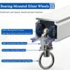 Ceiling-Mount Curtain Track 0.5–12 m, Heavy-Duty Wall-Mount Rail for RVs, Shower Nooks, Bay Windows & Room Dividers (6.30 m) view 4