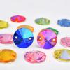 GemStone Sew-On Rhinestones, Round Crystal, 14.0 mm, 36 pcs view 3