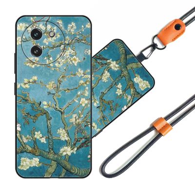 JEZSTHAI Phone Case Compatible with Doogee Note 59 Pro 5G, Patterned Soft TPU Case with Detachable Phone Chain, A10