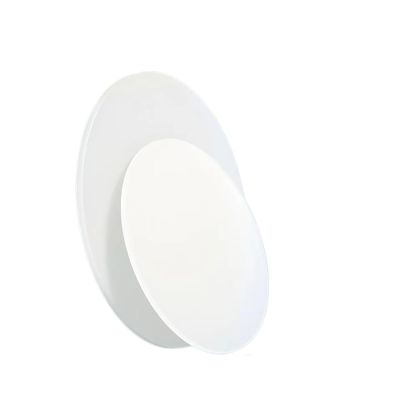 DeVow White Polypropylene Sheet, Round PP Plastic Sheet, 120 mm, 150 mm, 200 mm Diameter (350 x 4 mm, 1 pc)