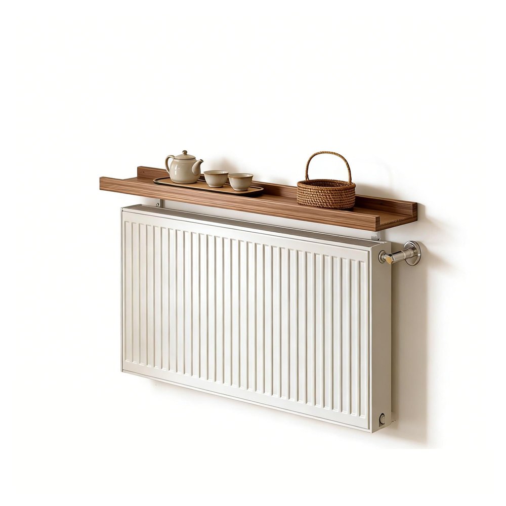 Wooden Radiator Shelf, Dustproof Design