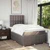 Owoxanthellate Owox Box Spring Bed 120 x 200 cm, Taupe, Pocket Springs, Topper, Adjustable Headboard view 3