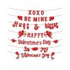 1-Pc. Valentine's Day Party Decoration Banner, Pull-Up Flowers (Mint Green) view 2