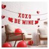 1-Pc. Valentine's Day Party Decoration Banner, Pull-Up Flowers (Mint Green) view 3