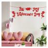 1-Pc. Valentine's Day Party Decoration Banner, Pull-Up Flowers (Mint Green) view 4
