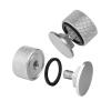 Welding Helmet Mounts with Silicone Pad, Silver view 1