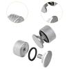 Welding Helmet Mounts with Silicone Pad, Silver view 2