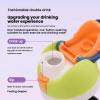 304 Stainless Steel Vacuum Bottle with Handle and Straw, Large Capacity, 16/19/24/32 oz view 3