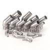 45° Stainless Steel Hex Elbow Connector, 6–32 mm, 1-Piece, DN20 × 20 mm view 3