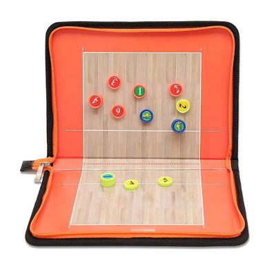 Magnetic Volleyball Tactics Board with Zipper