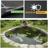 Heavy-Duty HDPE Pond Liner 2.5 m 3.5 m 5 m 6 m 6.5 m 7 m 7.5 m 8 m 9 m Flexible Black Garden Pond Liner for Fountains, Waterfalls and Fish Ponds (5.5 x 6.5 m) view 3