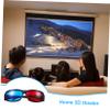 Zerodeko 3D Cinema Glasses, 5-Pack, Red/Blue Plastic, Lightweight view 3