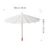 White Paper Umbrella for Painting, Stage Props and Christmas Gifts view 2