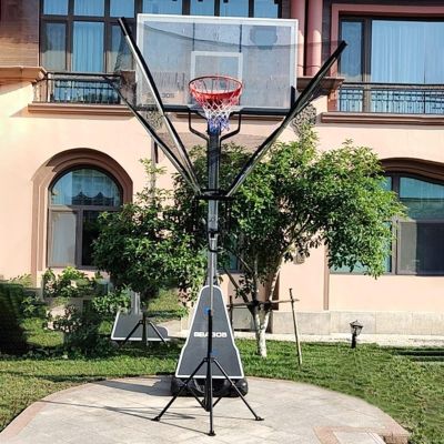Basketball Return Net, Durable Shooting Training Aid with Storage Bag, Height-Adjustable for Practice and Skill Improvement