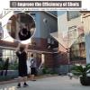 Basketball Return Net, Durable Shooting Training Aid with Storage Bag, Height-Adjustable for Practice and Skill Improvement view 3