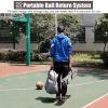 Basketball Return Net, Durable Shooting Training Aid with Storage Bag, Height-Adjustable for Practice and Skill Improvement view 4