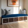 JIAFANG Padded Beer Bench Cushion 45 x 200 cm, Blue view 1