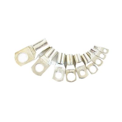 MQXFCZUX 20-Piece SC 2.5-4 Tinned Copper Cable Lugs with 4 mm Bolt Hole for 2.5 mm Wire