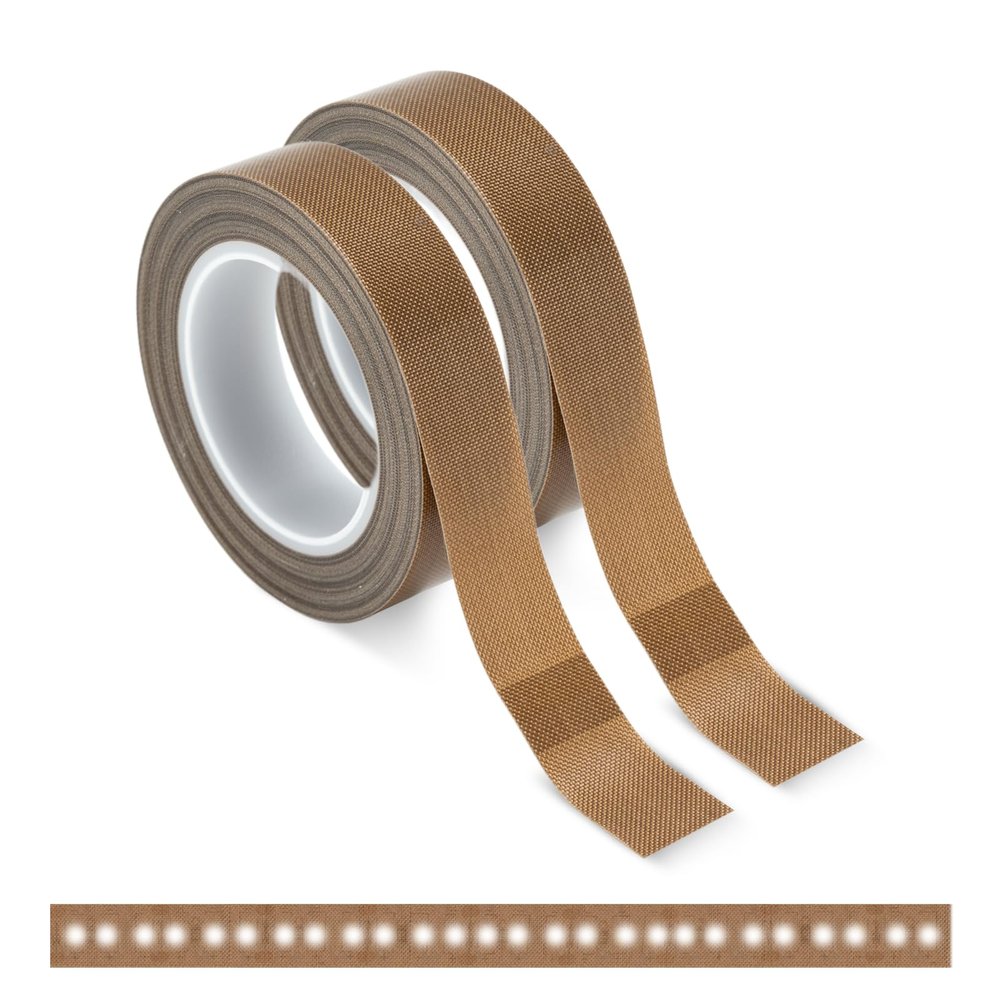 Leseogye 2-Roll Brown LED Light-Blocking Tape, Heat-Resistant Self-Adhesive Dimming Tape, 0.6 in x 32.8 ft