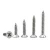 Phillips Flat-Head Stainless Steel Sheet Metal Screws M1.2 M1.4 M1.7 M2 M2.3 M3 M4.2 M4 M5 M6 for Sheet Metal (12 mm) view 1
