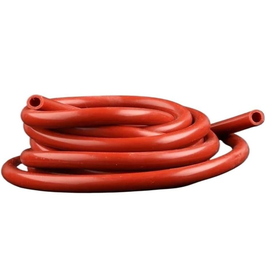 1-Meter Silicone Capillary Tube, High-Temperature Rubber Hose for Compressors, Vibration Dampening (9 × 12 mm)