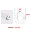 1-Meter Silicone Capillary Tube, High-Temperature Rubber Hose for Compressors, Vibration Dampening (9 × 12 mm) view 2