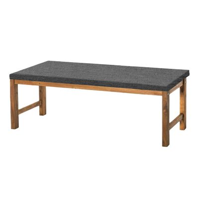 GOUBO Custom Bench Cushion 40 x 46 cm, Dark Gray