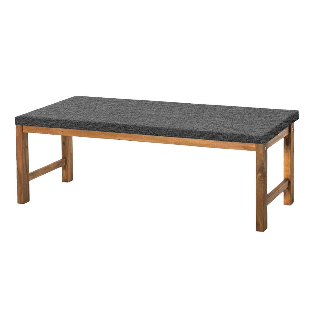 GOUBO Custom Bench Cushion 40 x 46 cm, Dark Gray